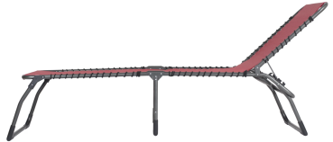 Preview: FIAM® Liegestuhl CASANOVA XXL 037TX Rot